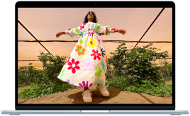 جهاز MacBook&nbsp;Air يعرض شاشة ريتنا&nbsp;ليكويد