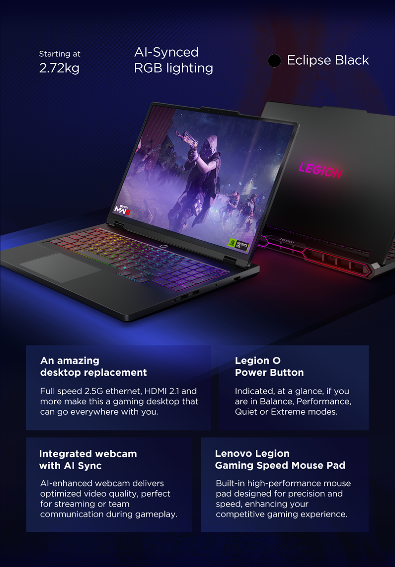 Intelligent eSports design for peak performance, comfort, and focus.